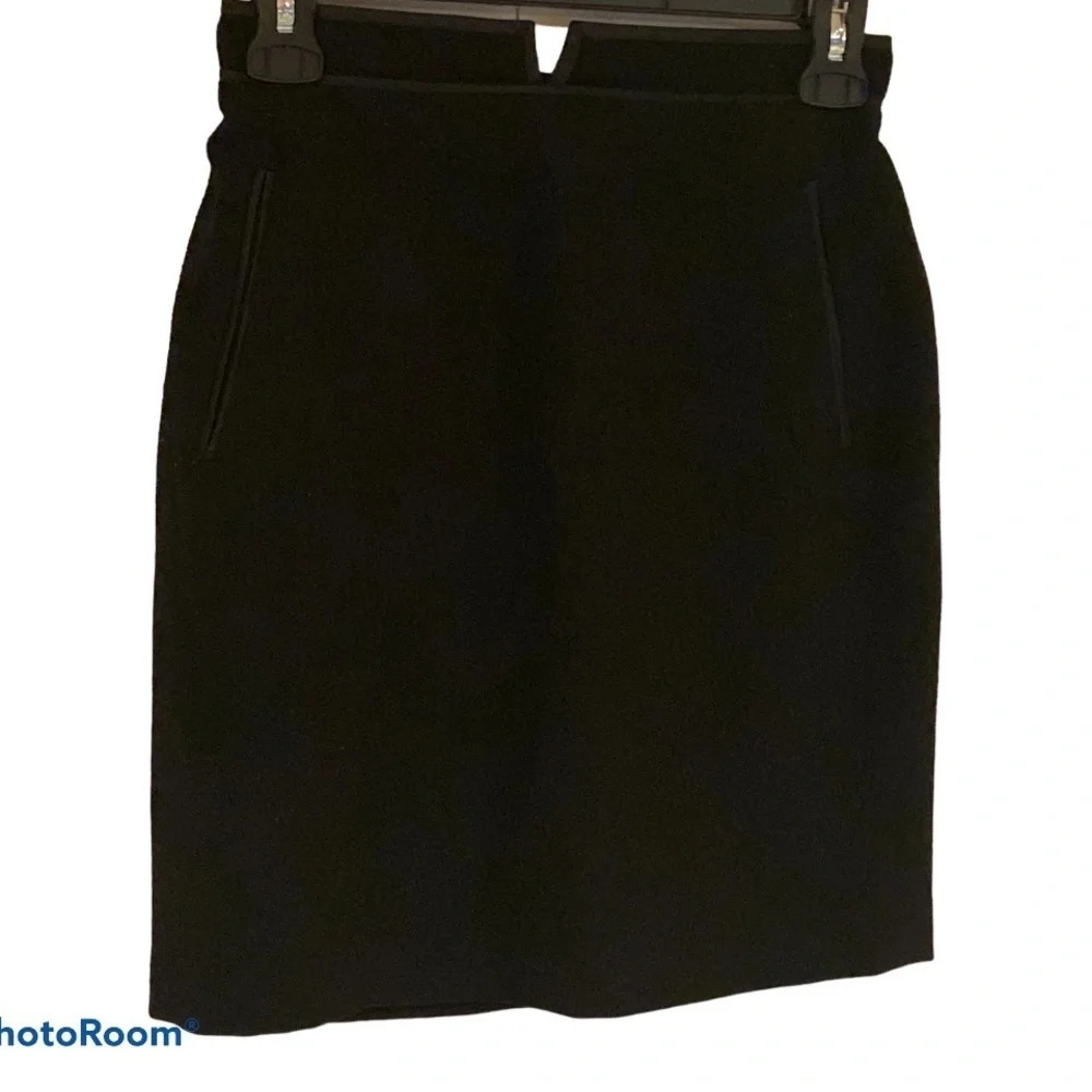 Jessica Black wool mini skirt